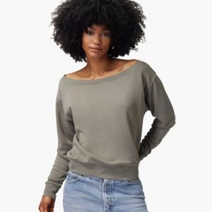 Spiritual Gangster Vida Off Shoulder Top - Agave- NWT!